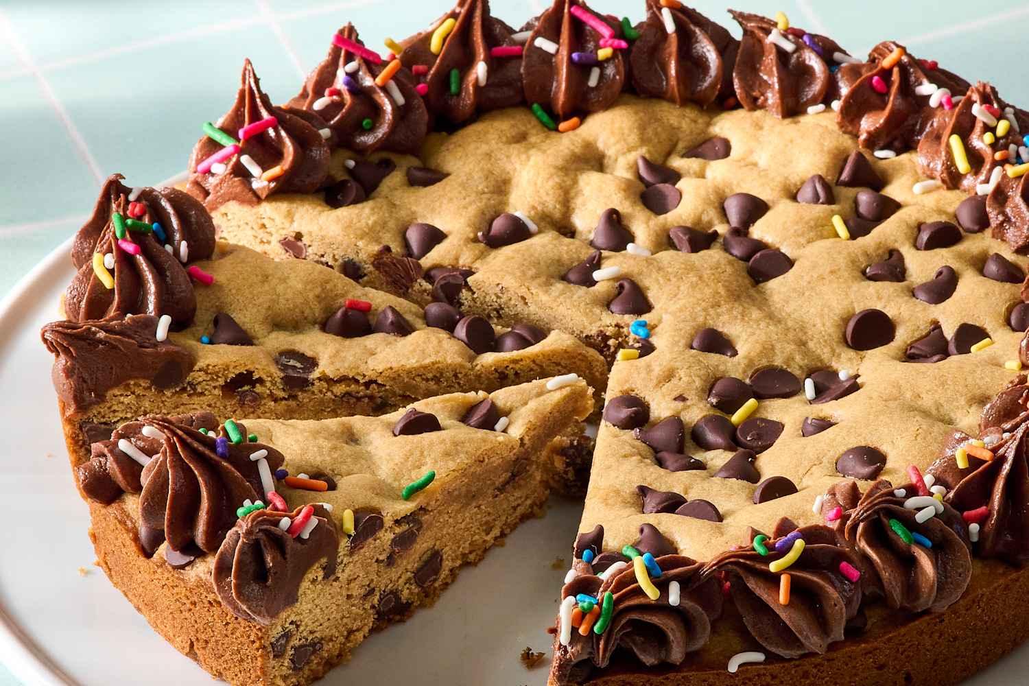 Chocolate Chip Cookie Cake Recipe | The Kitchn