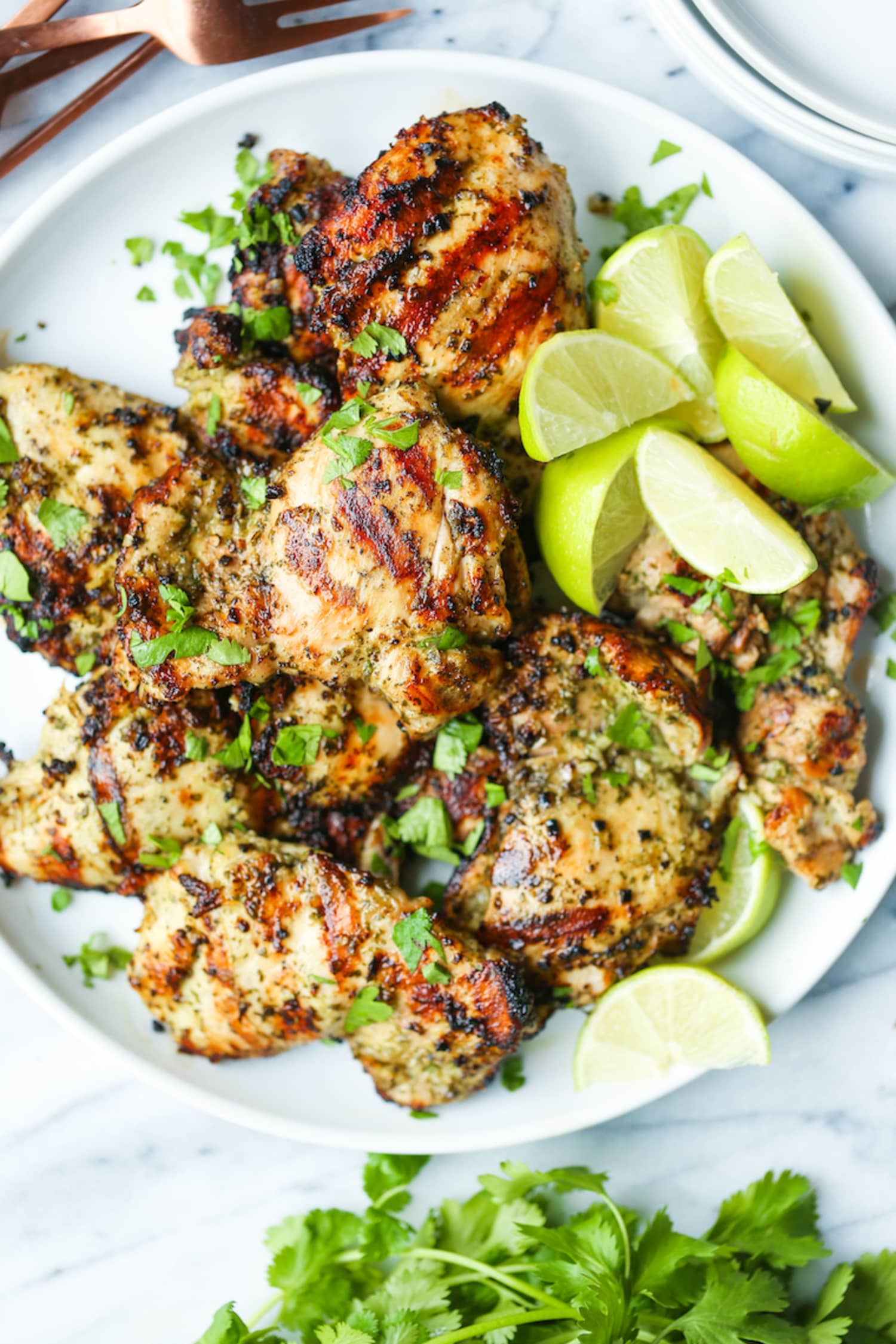 Cilantro Lime Chicken Thighs Recipe - Damn Delicious | Kitchn