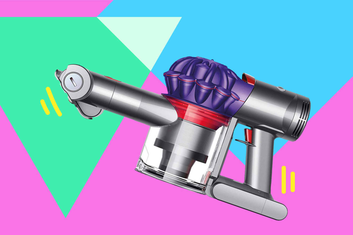 dyson handheld starts and stops