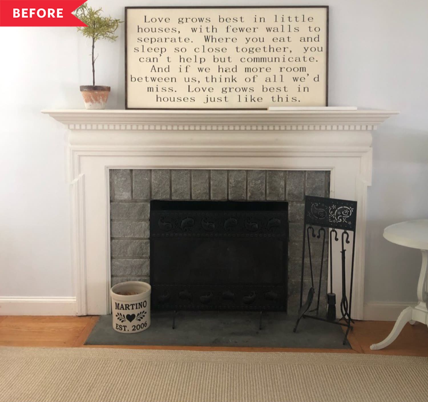 8 Best Fireplace Makeovers Beautiful Before After Fireplace