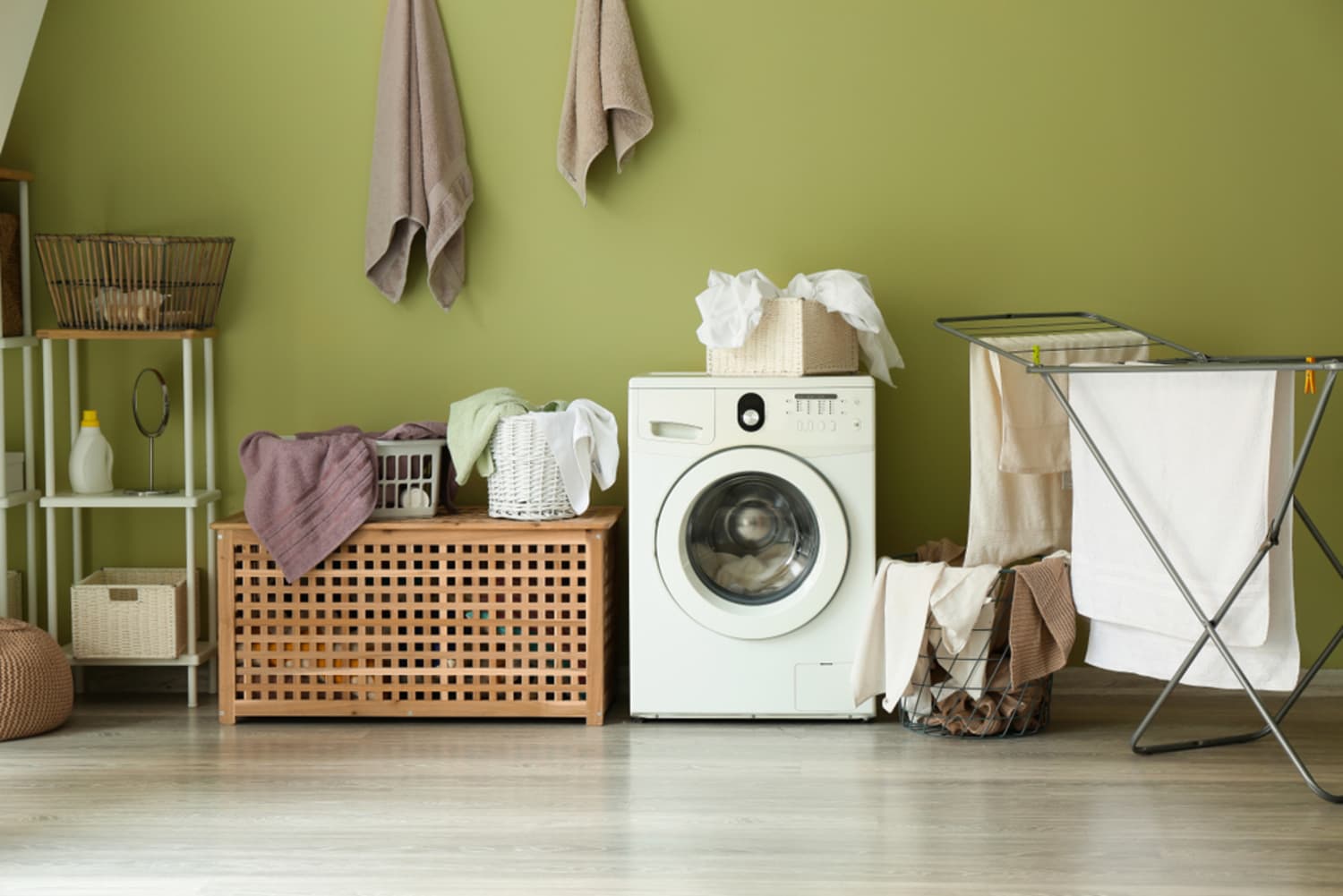 Amazon Slideout Laundry Storage Tower Apartment Therapy
