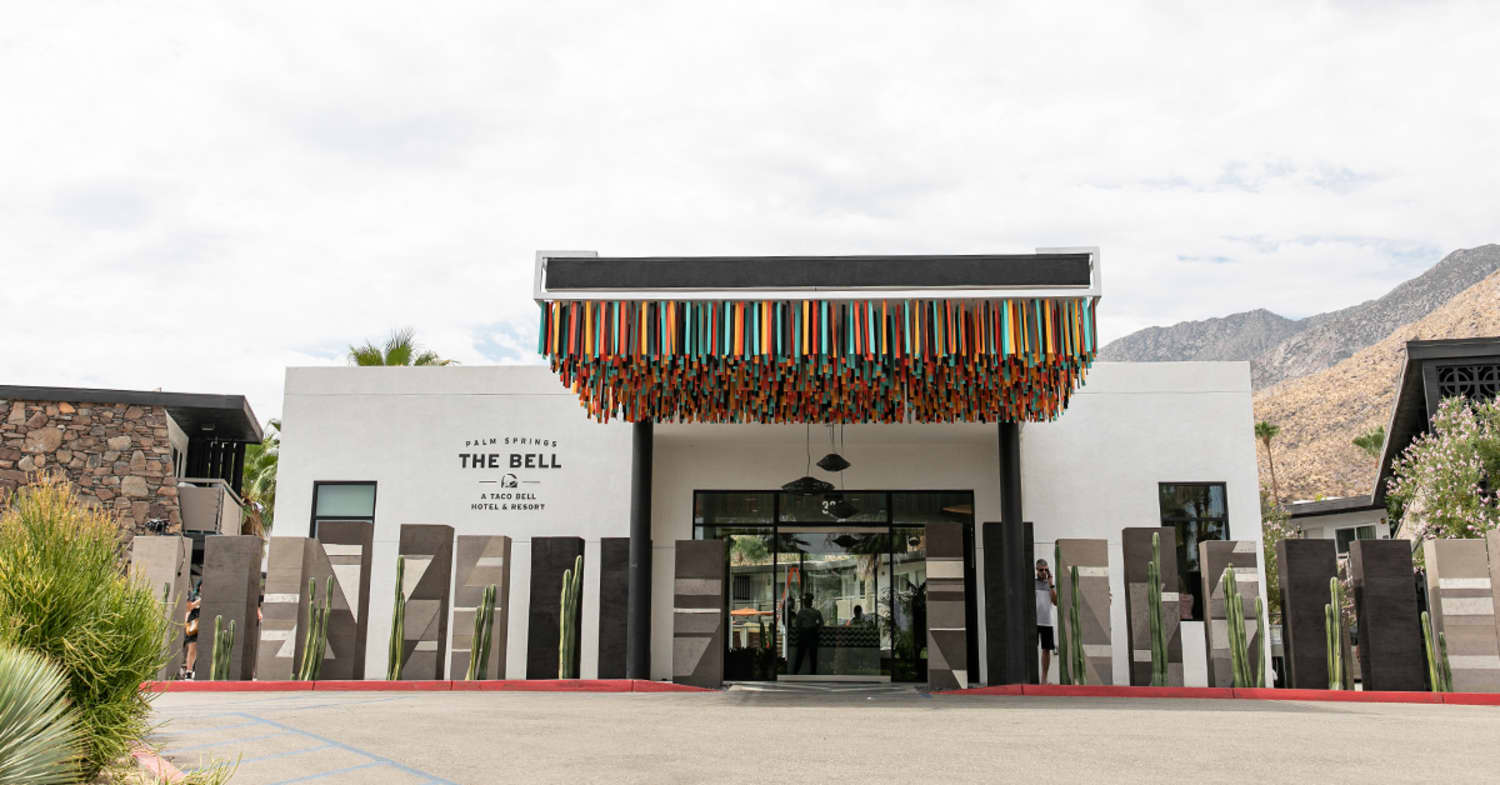Taco Bell Hotel Open Palm Springs Apartment Therapy