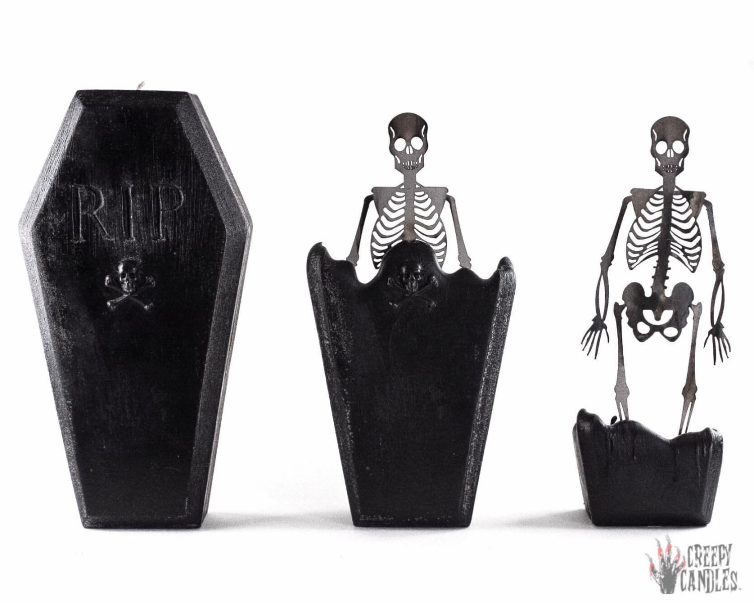 Coffin Candle Melts to Reveal Skeleton Apartment Therapy