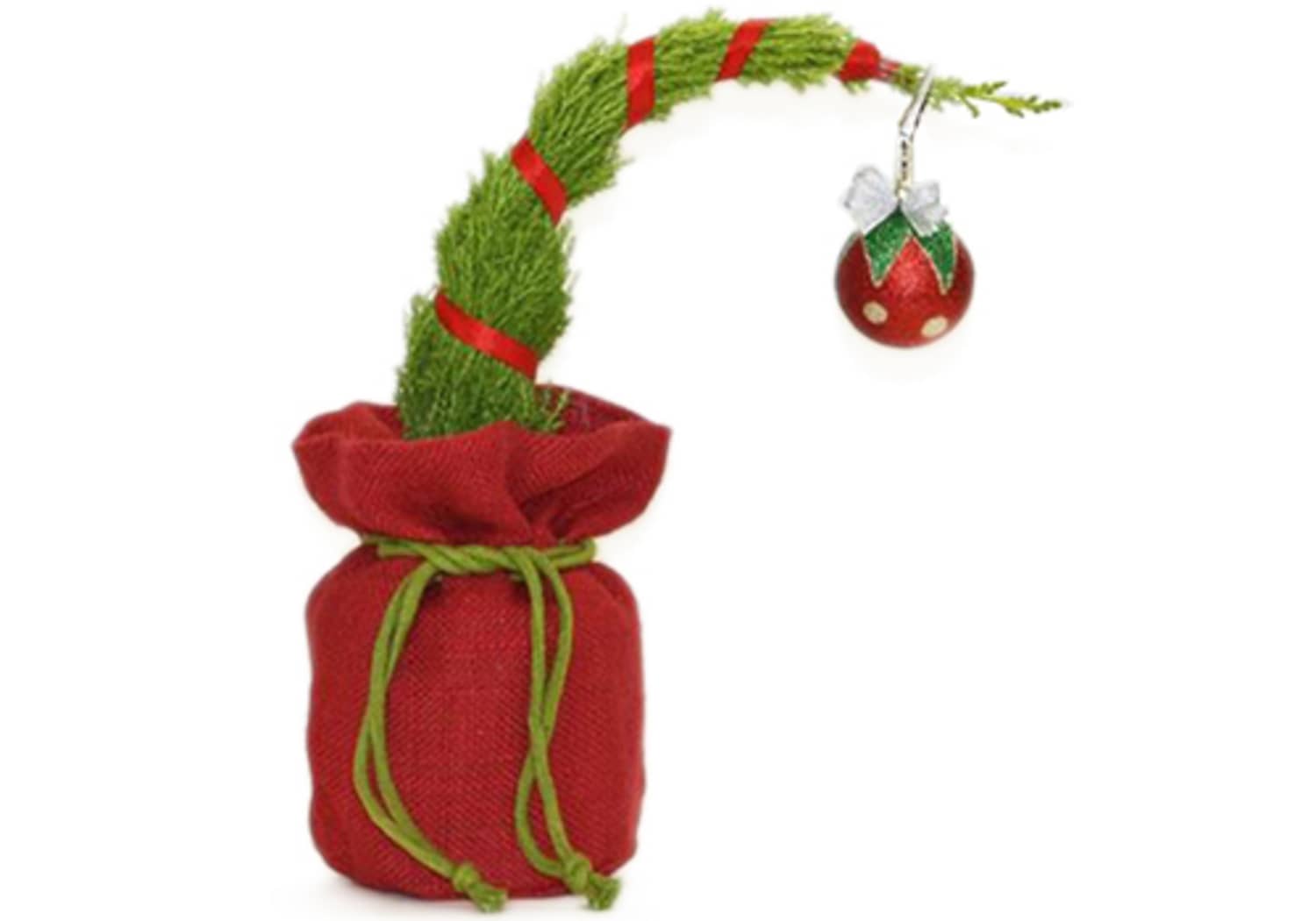 Trader Joe's Grinch-Inspired Mini Grump Tree | Apartment Therapy