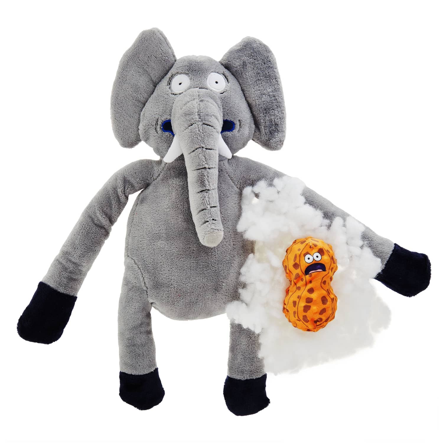 stuffed elephant dog toy