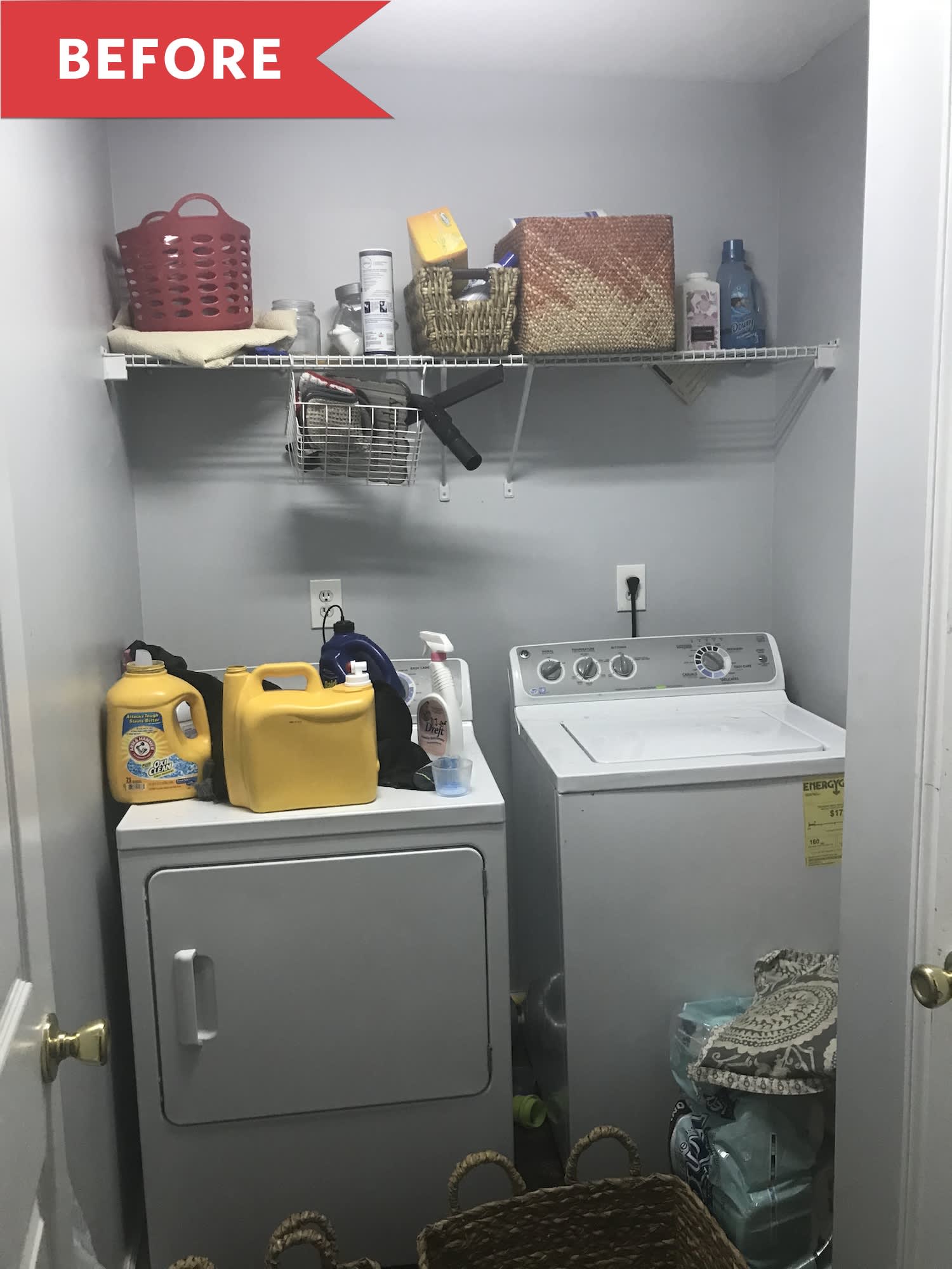 Laundry Room Redo DIY Custom BuiltIns Apartment Therapy