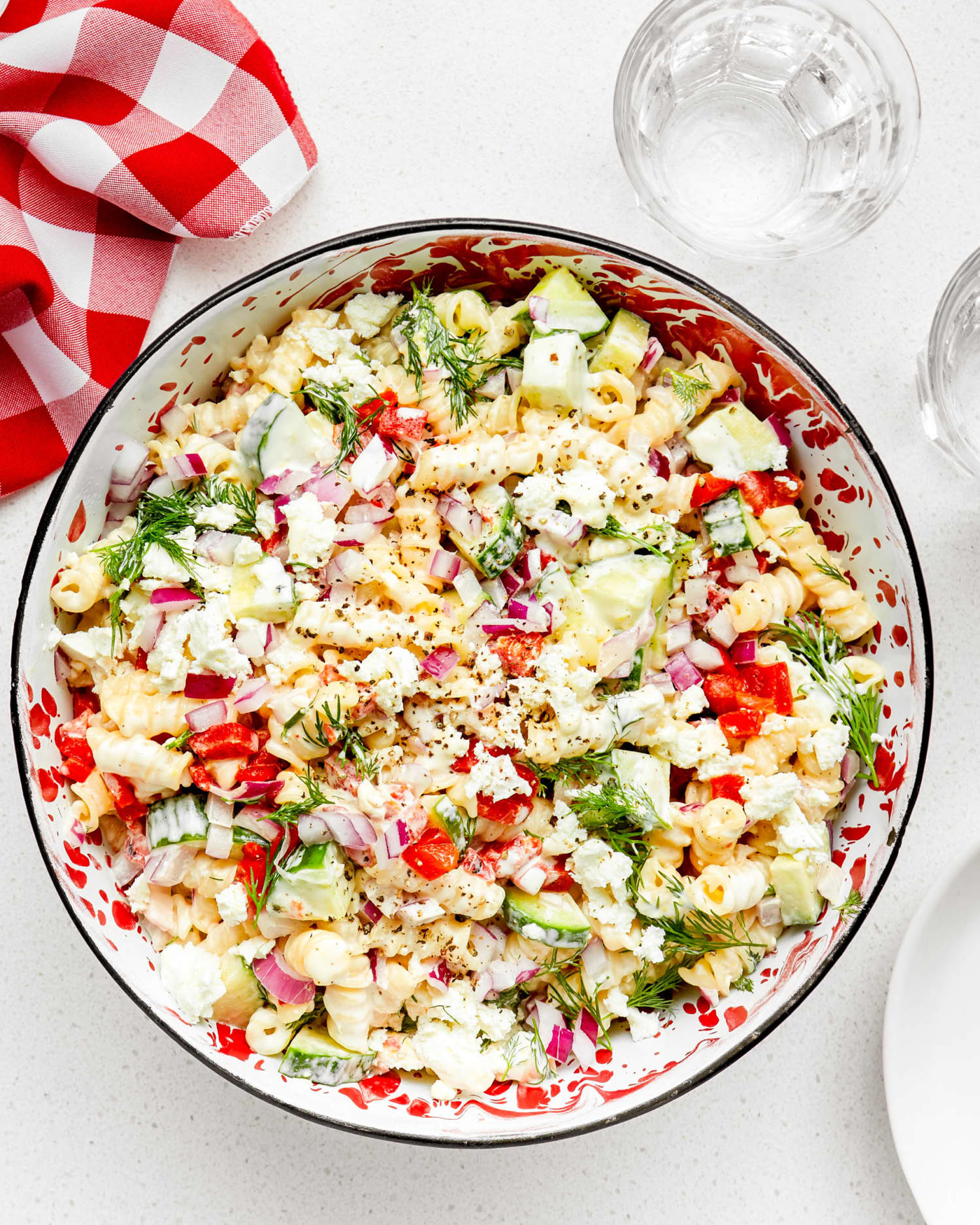 Easy Lemon Pasta Salad with Feta Kitchn
