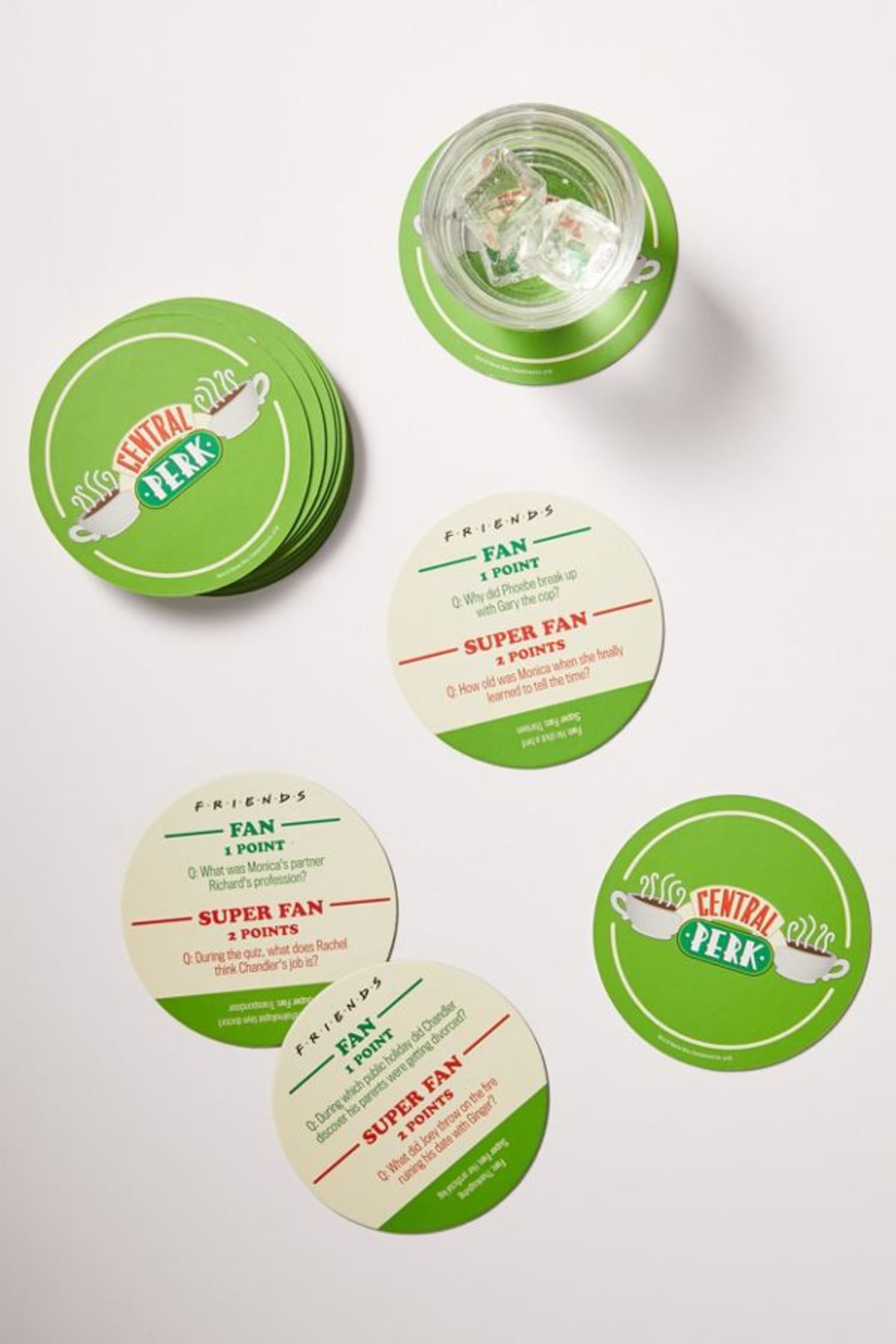 These ‘Friends’ Coasters Quiz You on Your Show Knowledge, Just Like the
