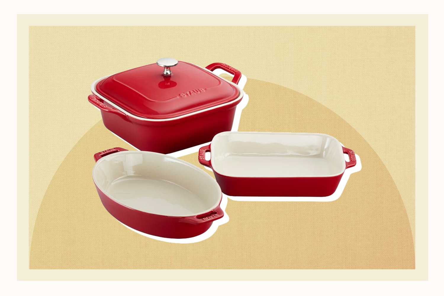 Staub Cookware Sale on 4Piece Baking Set May 2020 Apartment Therapy