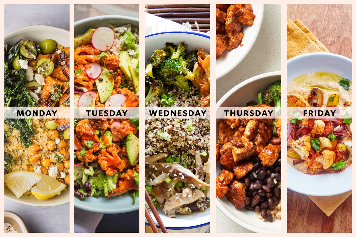  Plant - Based Meal Plan with 1 Week One-Bowl Dinners Kitchn