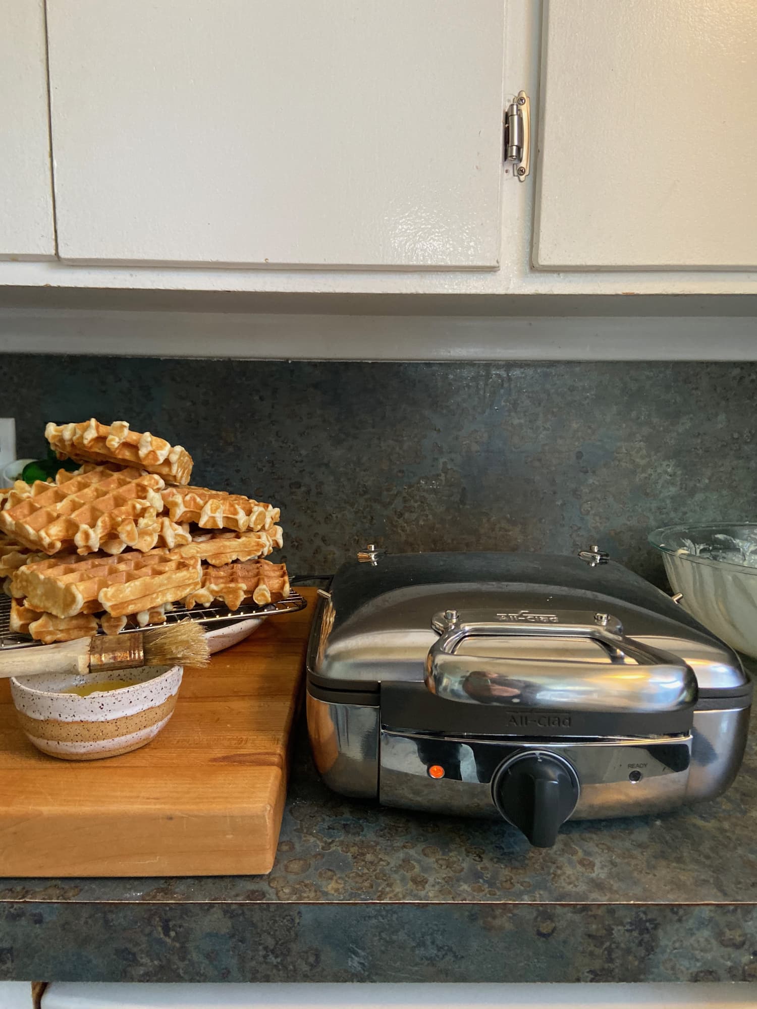 all clad waffle maker 4