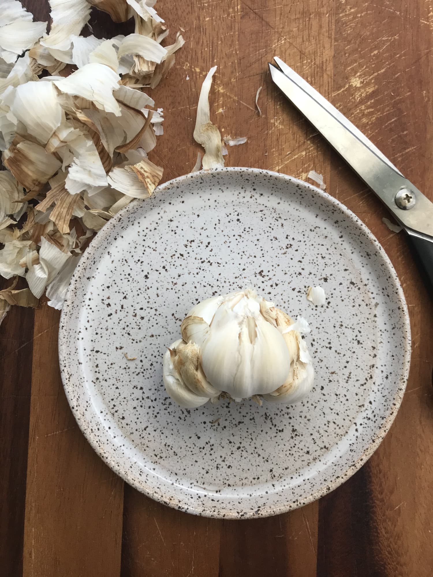 Here's How to Peel Garlic with a Microwave Kitchn