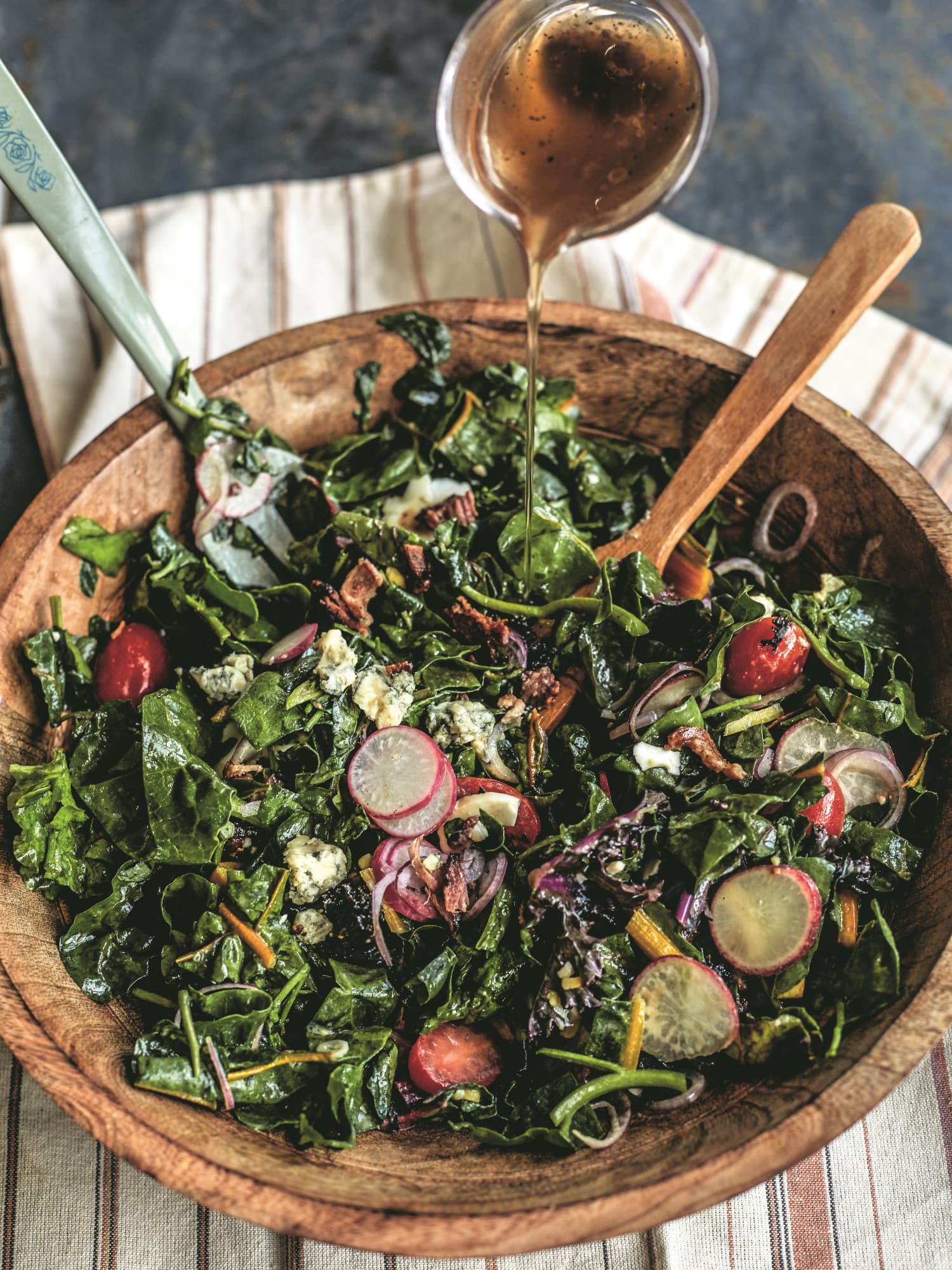 Jubilee S Wilted Mixed Greens With Bacon Kitchn