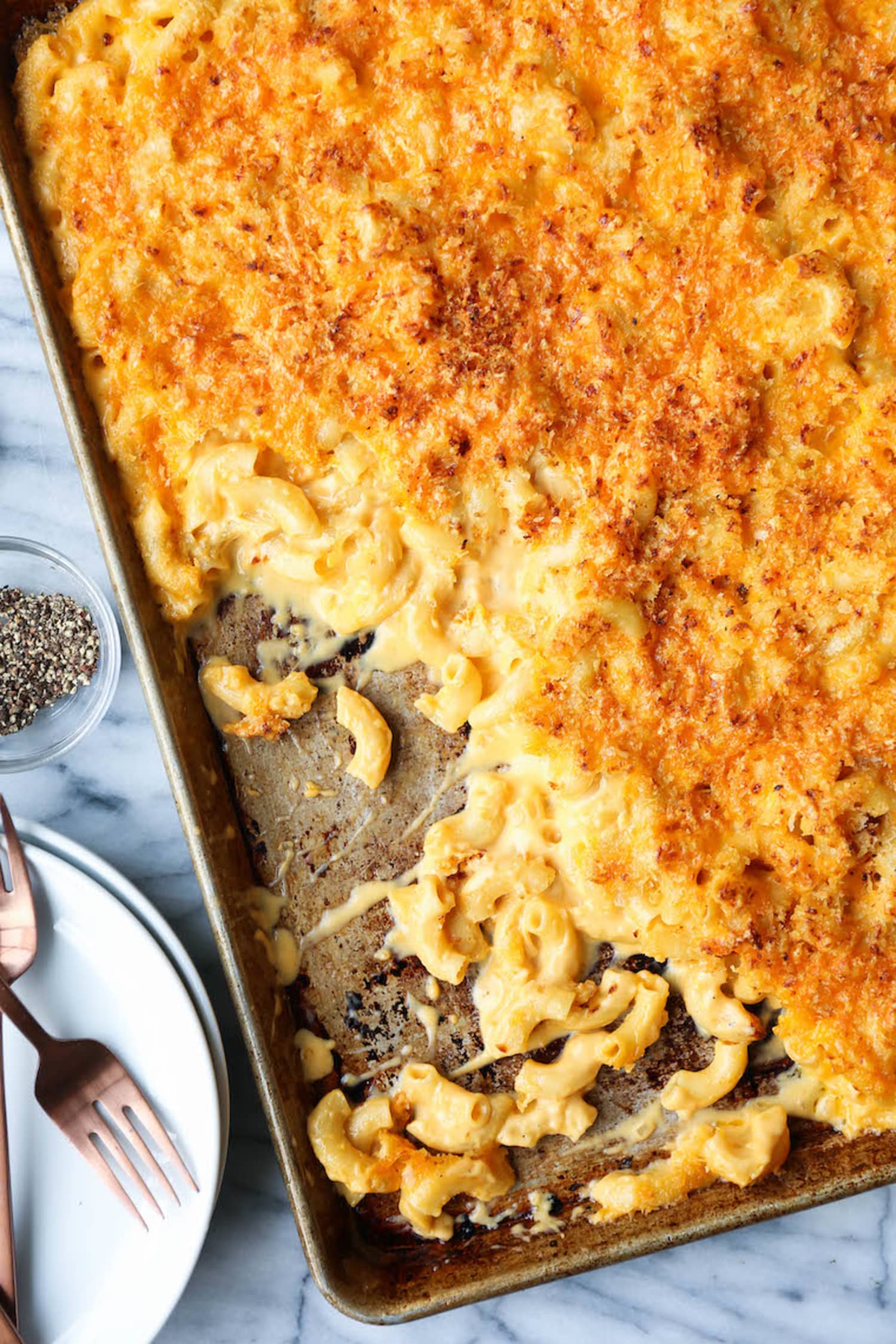 Sheet Pan Mac and Cheese Recipe Damn Delicious Kitchn