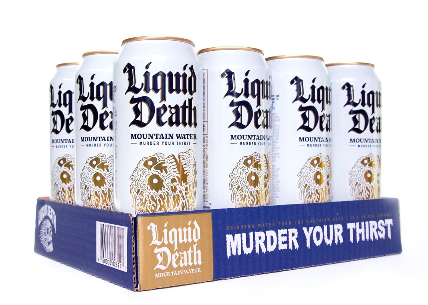 “Liquid Death” Markets Water Like Beer. But, Like, Hardcore Beer. Kitchn