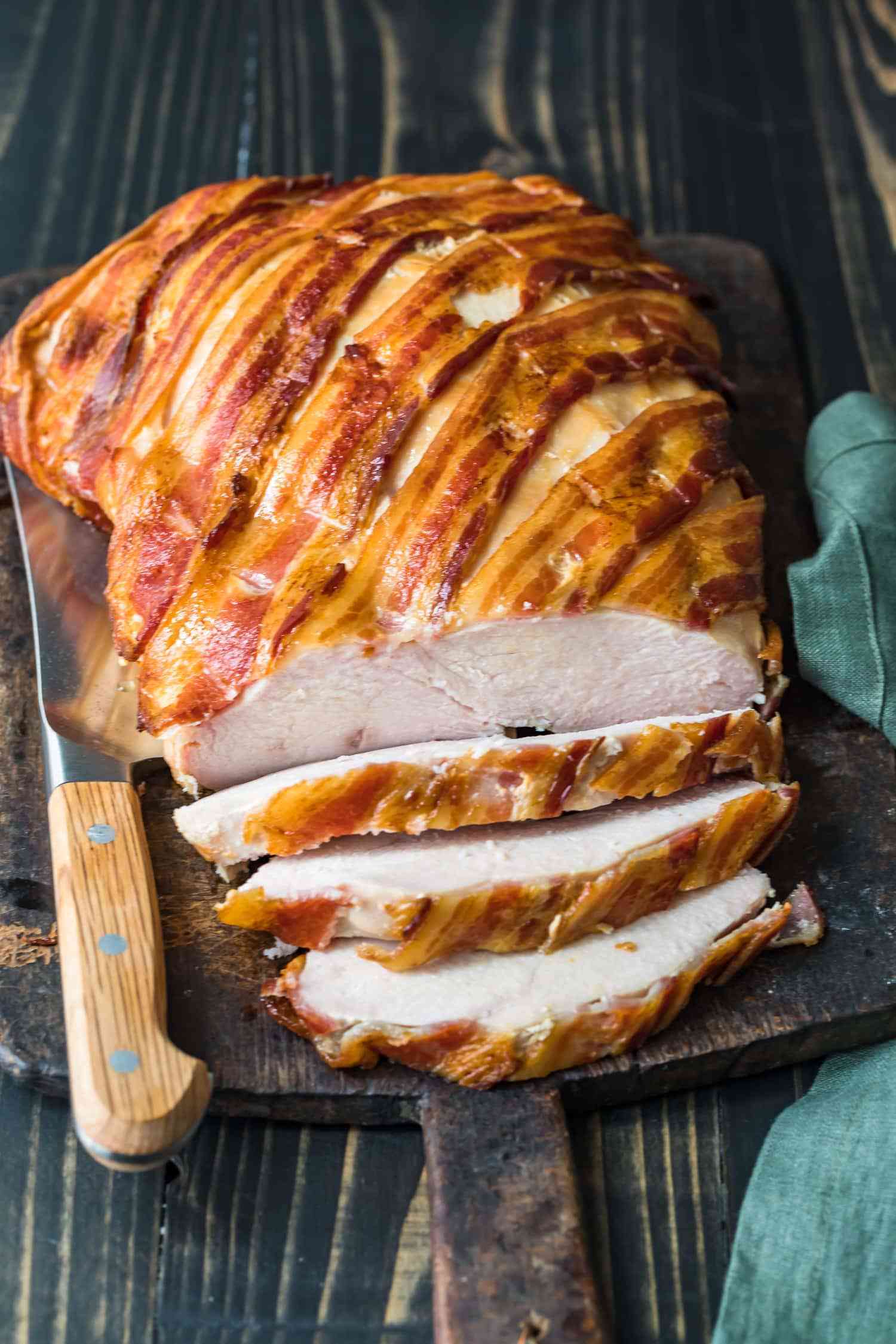 Bacon-Wrapped Turkey Breast - The Cookie Rookie Kitchn