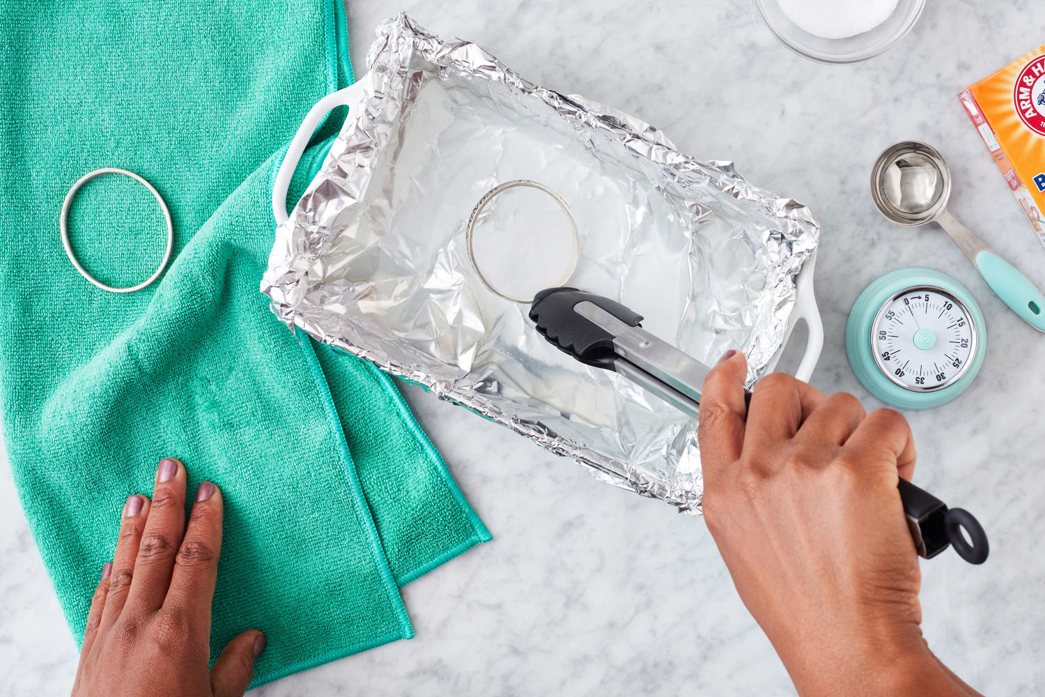 DIY Jewelry Cleaner Baking Soda, Salt Kitchn