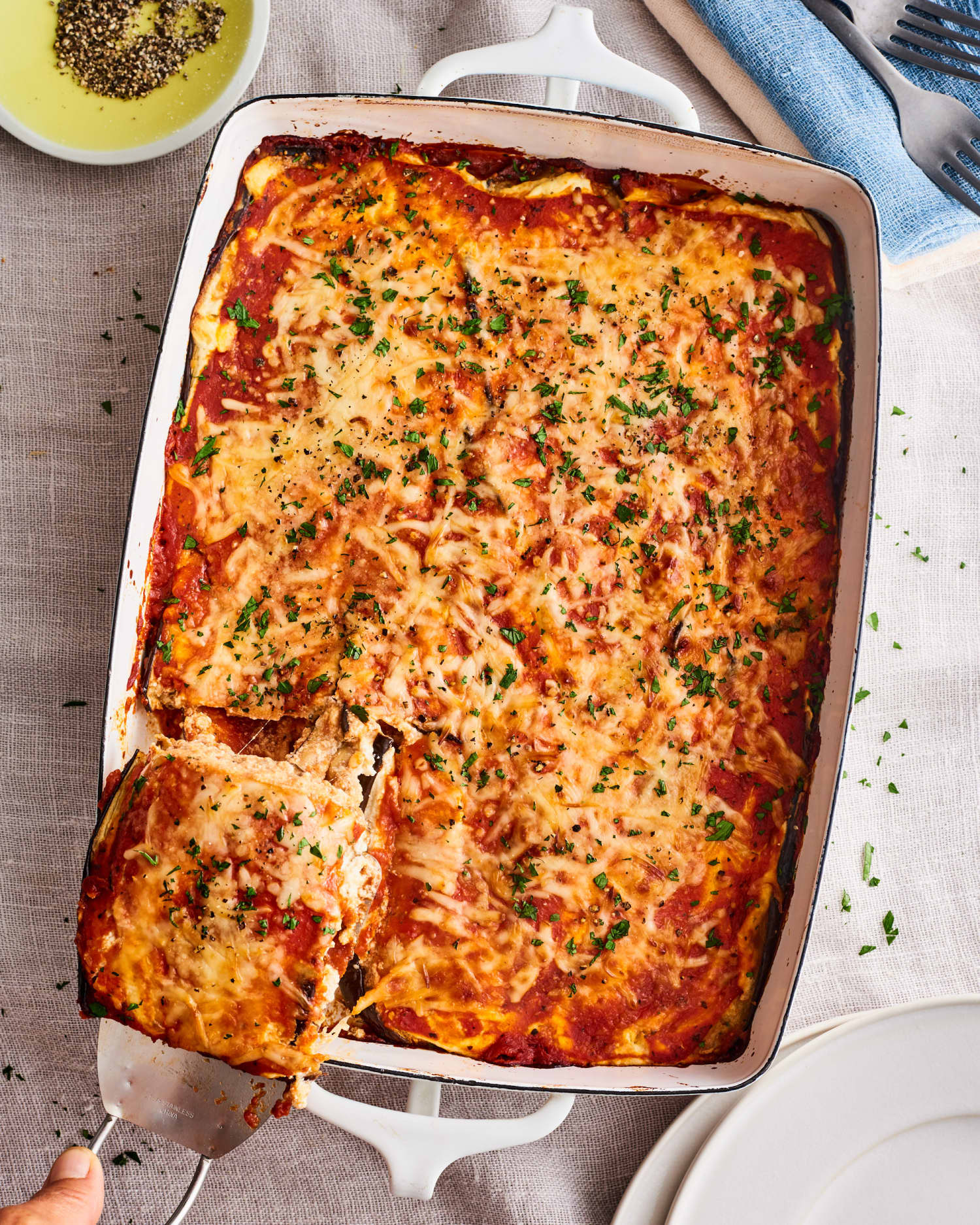 how to make a vegetarian lasagna with eggplant