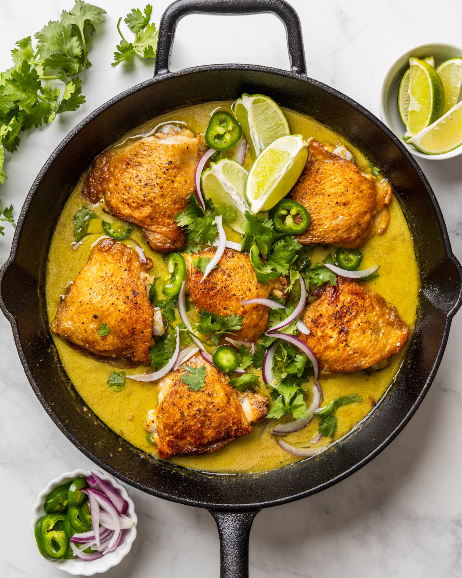 One-Pan Coconut Milk-Braised Chicken Recipe | Kitchn