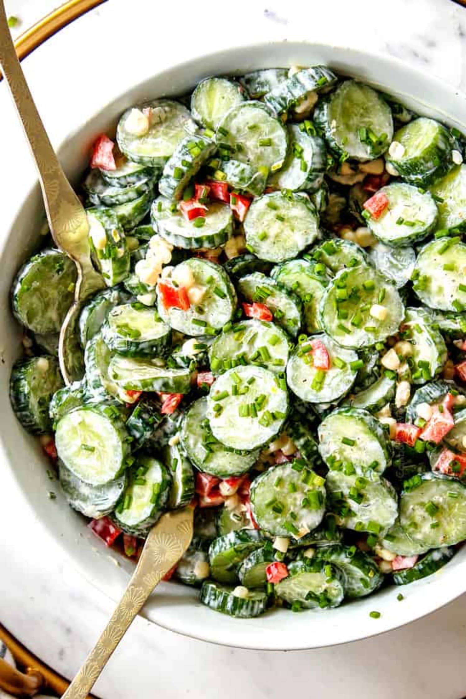 Creamy Cucumber Salad Carlsbad Cravings Kitchn 0122