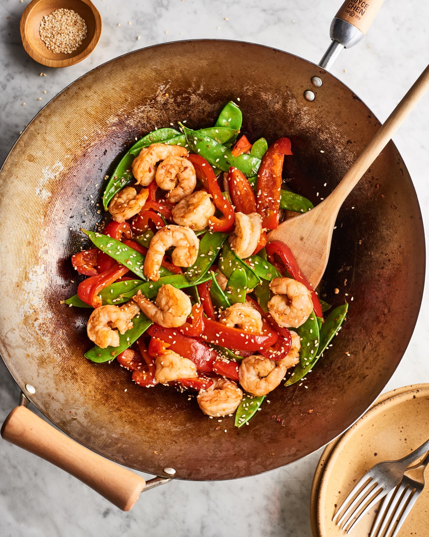 Easy Shrimp StirFry Kitchn