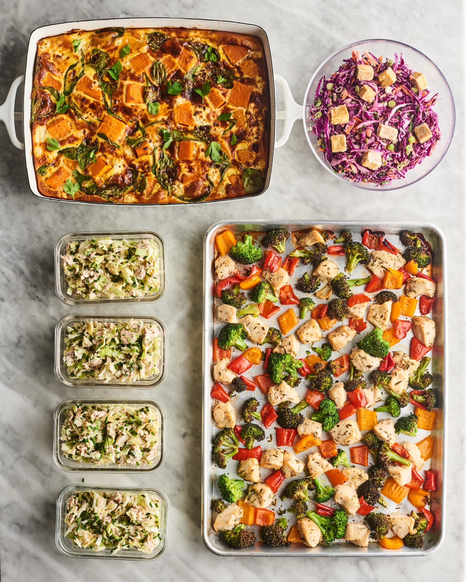 Low-Carb Meal Prep for 1 Week of Low-Carb Veggie-Packed Meals in 2