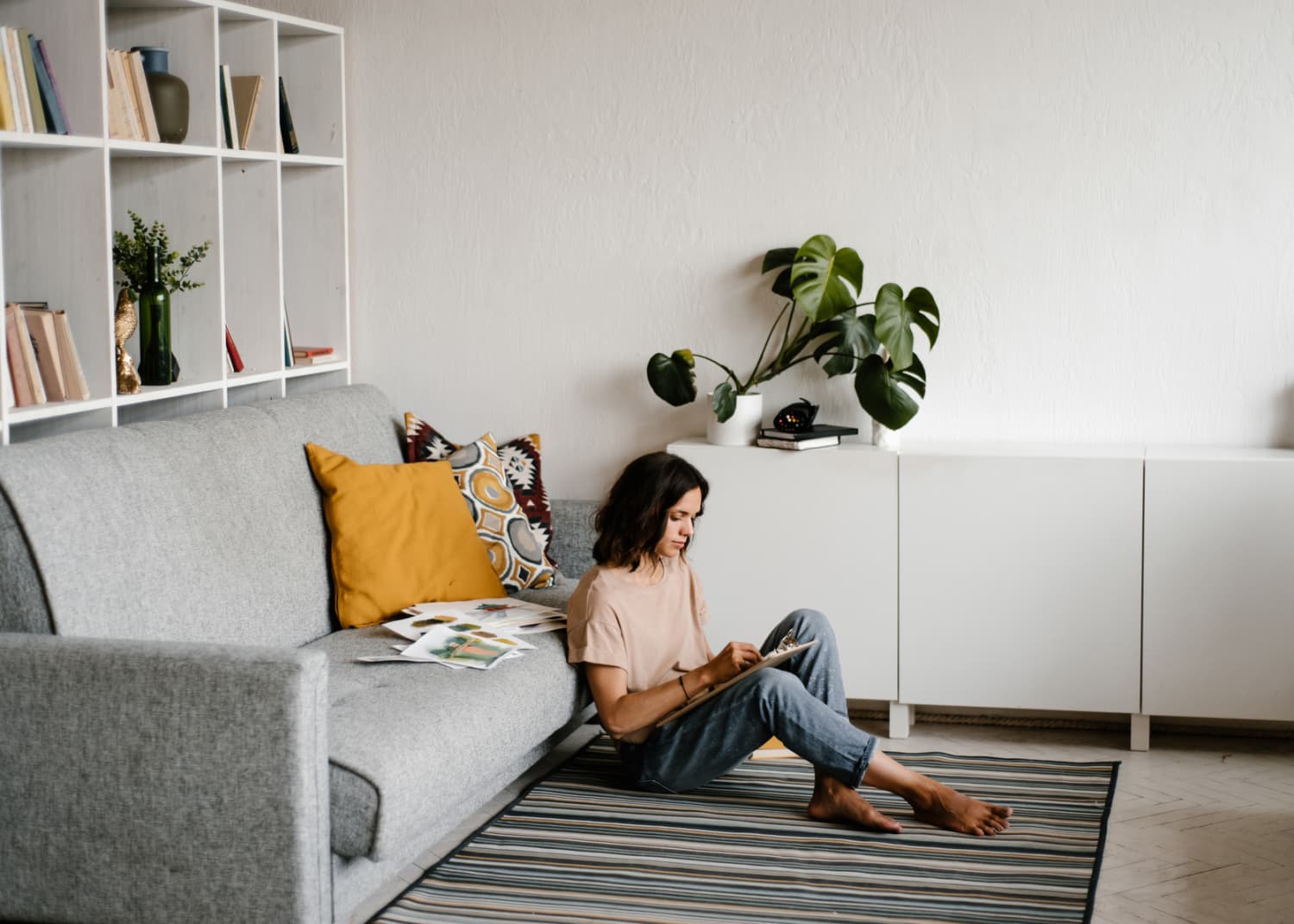 How To Fix An Uncomfortable Living Room Sofa Apartment Therapy