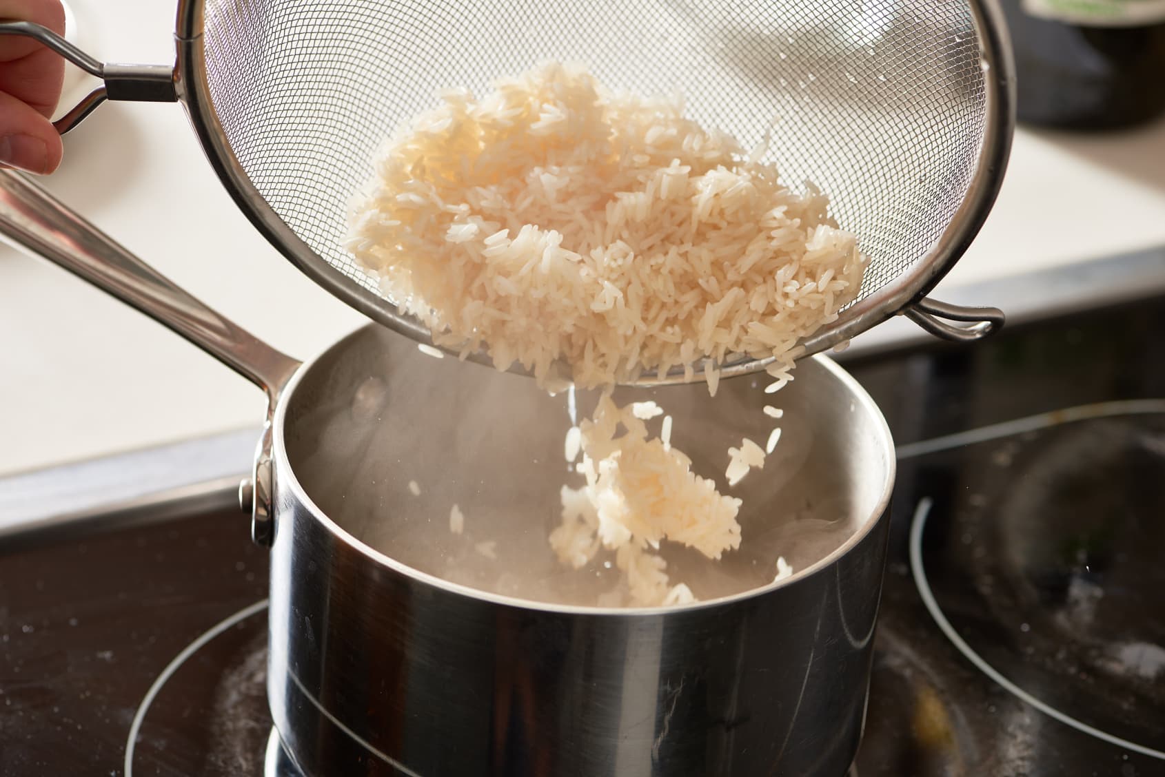 How to Cook Perfect Rice on the Stove - The Forked Spoon