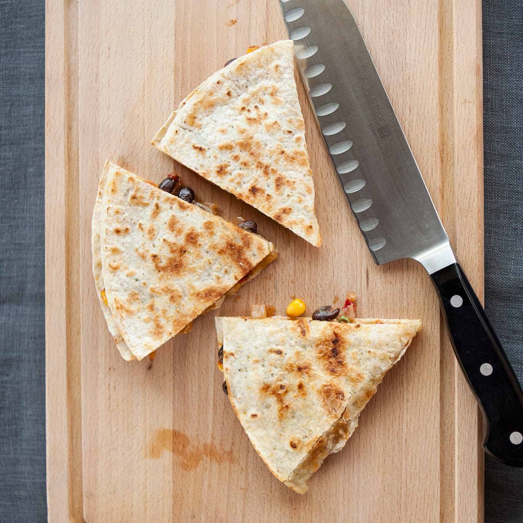 The Best Cheese & Onion Quesadillas - Feels Like Home™