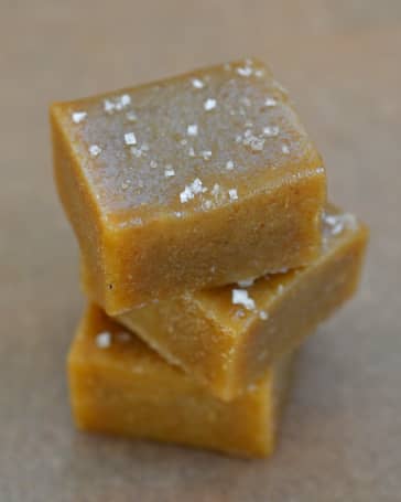 Tahini-Date Salted Caramels