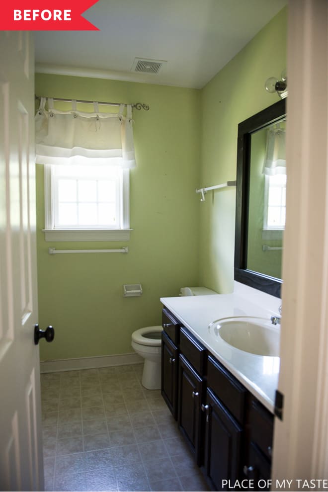 Sponsored Post Before And After An Old And Messy Bathroom