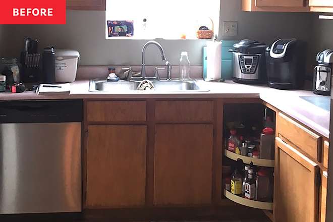I Love The Vintage Find Worked into This Brand-New White Kitchen Makeover