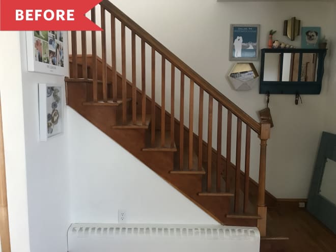 Craftsman Furniture - Meghan staircase before 1