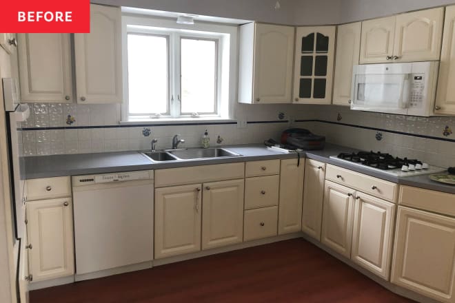 B&A: A Bland Kitchen's Vibrant Redo Features One of 2023's Hottest Colors