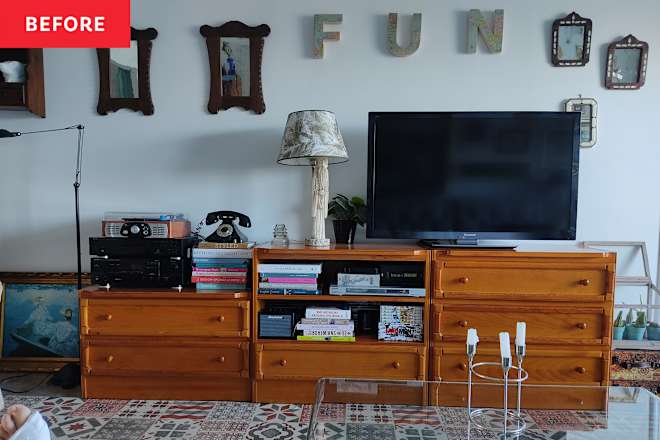 یک کابینت تلویزیونی «بیش از حد براق» از دهه 1990 تغییر می کند
