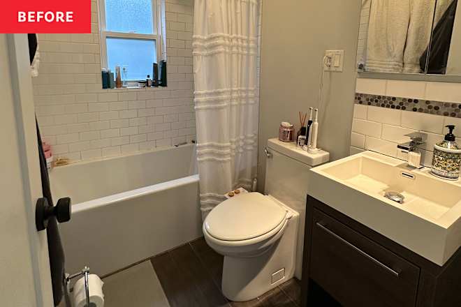 A 1908 Home’s Bathroom Gut Reno Adds Vintage Charm Back In