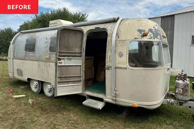 This 1974 Airstream Was Abandoned for 50 Years — Now, It’s a Total Stunner