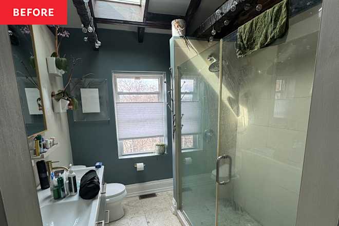 A “Strange”-Feeling Bathroom Gets an Incredibly Stunning, Modern Makeover