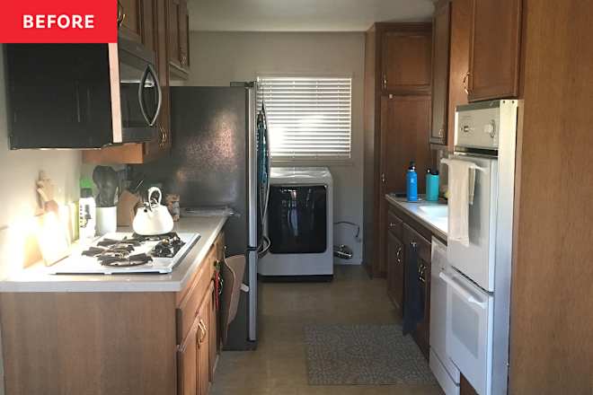 Say Goodbye to the Brown Cabinets in This ’90s Kitchen’s Makeover