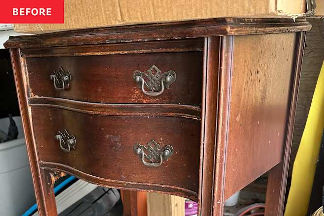 I Love This Fabric Furniture Makeover So Much, I Have to Steal It