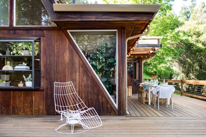 This Electric-Colored Dining Set Is the Pop of Color Your Patio Needs
