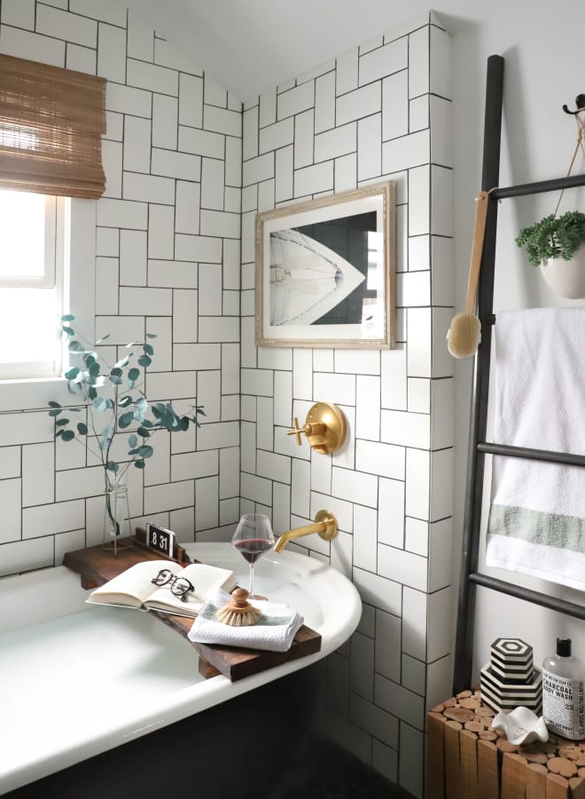 Before And After A Dreary Rental Bathroom Gets A Fresh Makeover