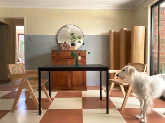 A Thrifter's Australian Home Has Fabulous Finds and Hand-Painted Details