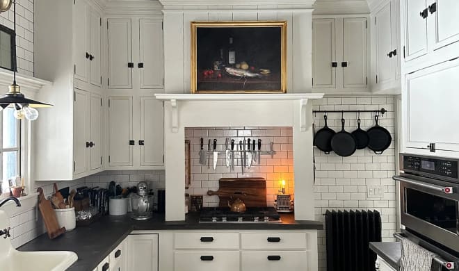 I Never Wanted to Paint My Kitchen Ceiling Until I Saw This Dramatic Transformation