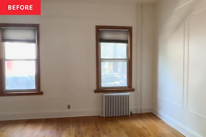 A 115-Year-Old Living Room Gets a Warm, Renter-Friendly Makeover