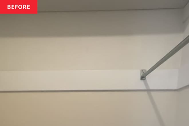 $800 Later, a Tiny Closet Becomes a Bright Purple Office Space