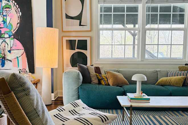 This Art Director Transformed a Tan Home into a Patterned, Color-Soaked Space