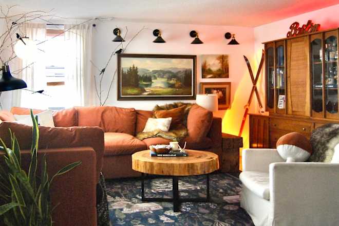 Renters Transformed a Dated Beige Home with Brilliant DIY Alternatives to Paint
