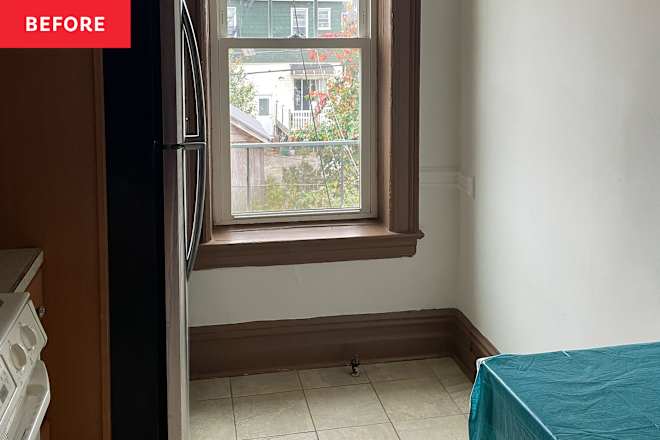 Before & After: This “Crusty” 2000s Kitchen Gets a Charming Makeover (for Just $321!)