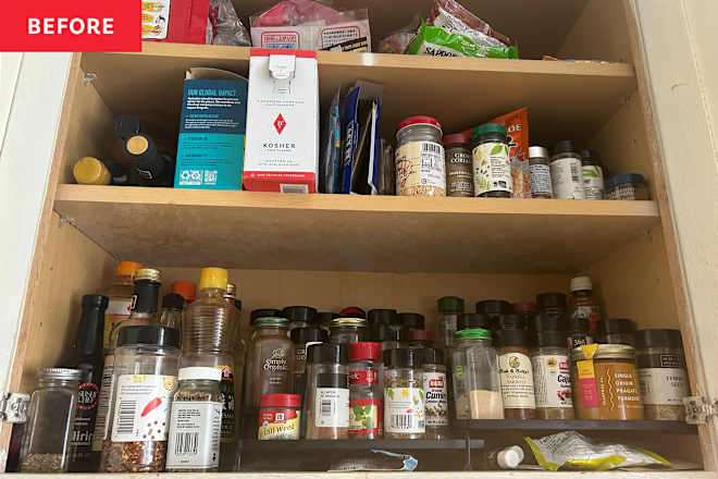 I Tried This Spice Storage Trick and Transformed My Cabinet in 15 Minutes